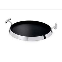 Grill redonda antiadherente 34cm inoxidable