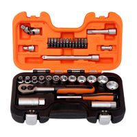 Set dados hexagonal Encastre 3/8"" 34 piezas Bahco