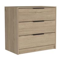Cómoda Kaia 3 cajones Rovere Blanco
