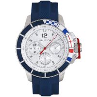 Reloj Nautica Bay Ho NAPBHP903 Correa de Silicona  Azul Plateado