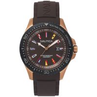 Reloj Nautica Jones Beach NAPJBC007 Correa de Silicona Marrón