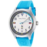Reloj Nautica N83 Crissy Field NAPCFVC03 Correa de Silicona Celeste