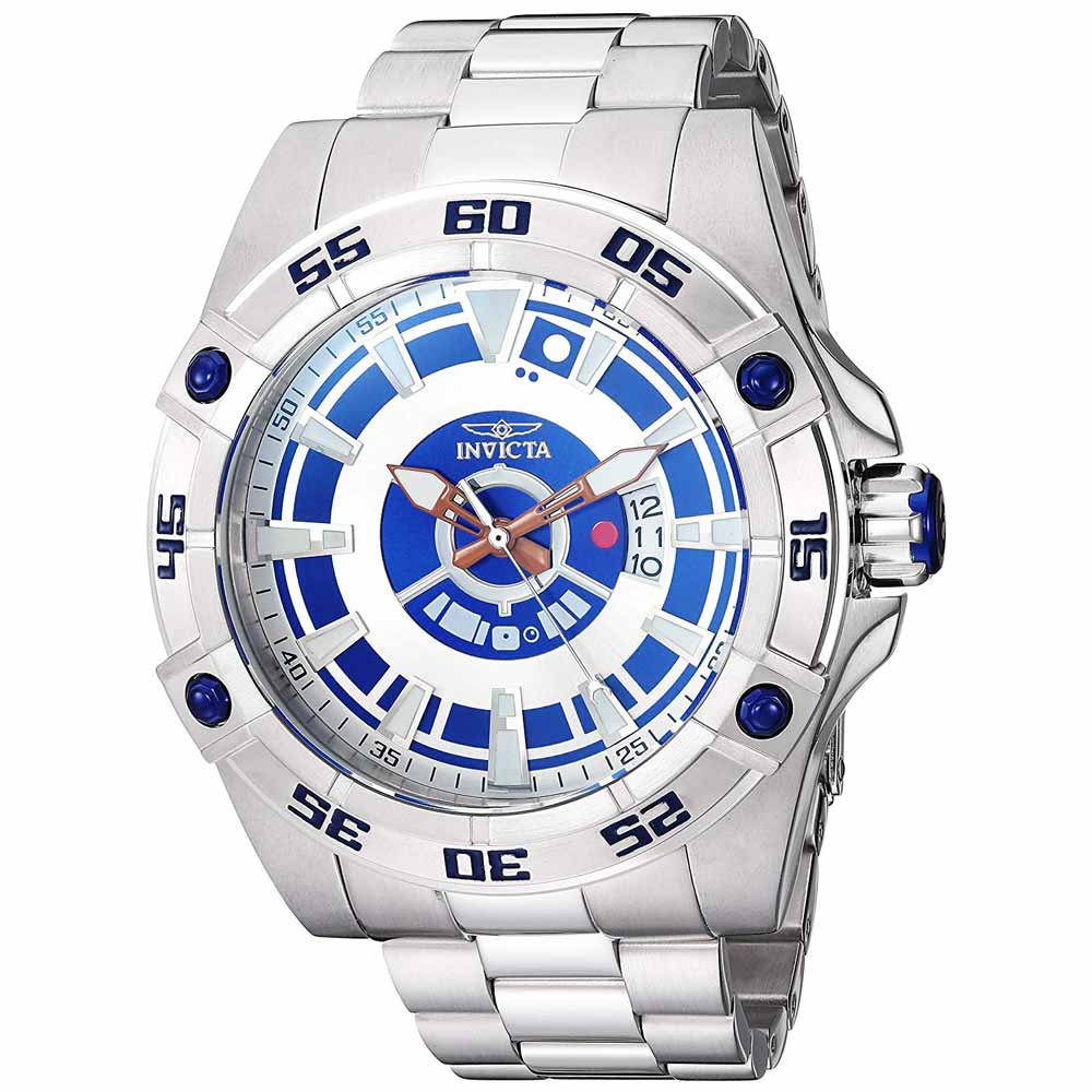 Reloj Invicta Star Wars R2-D2 26519 Edicion Limitada Automático Fecha Acero Inoxidable