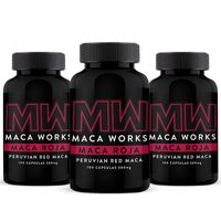 MACA ROJA MACA WORKS 100 CÁPSULAS X 3