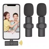 Microfono Inalambrico Solapero Pechero 2 En 1 Celular Usb C