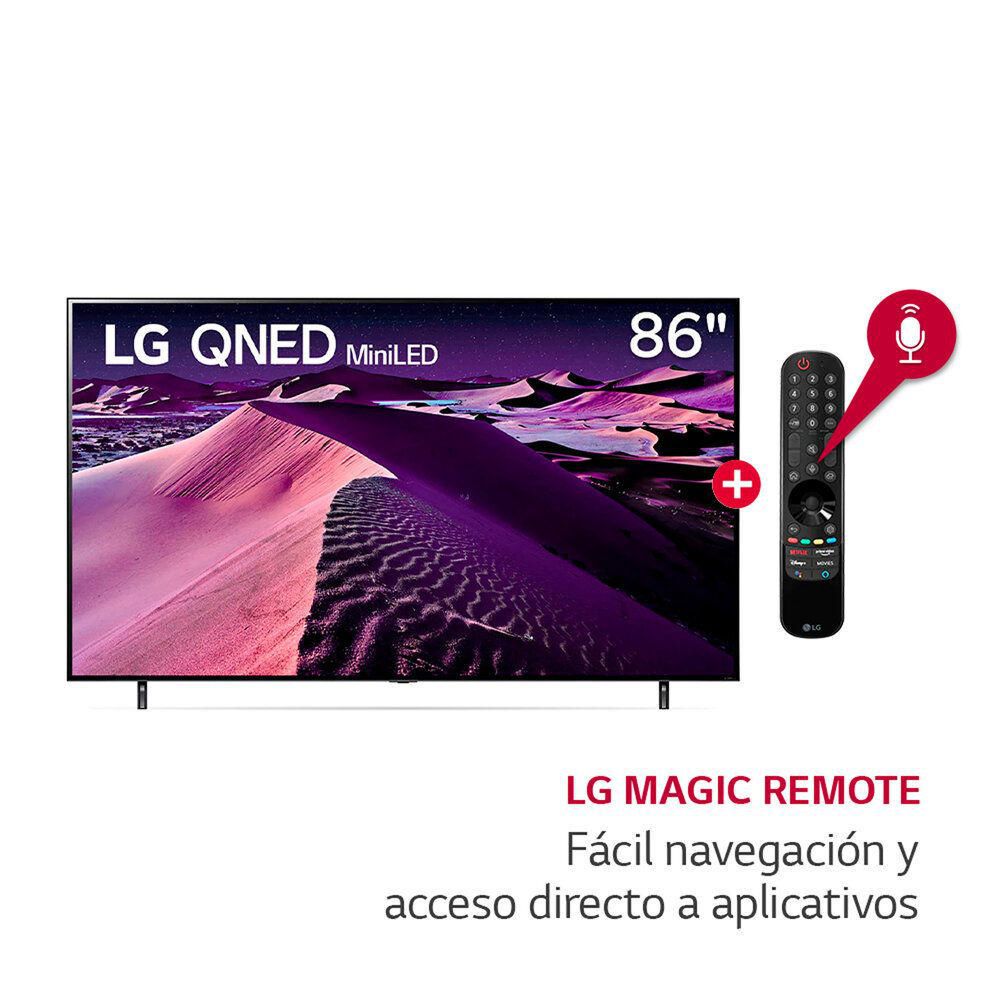 Compara: Televisor LG QNED Mini LED 4K ThinQ AI 86 86QNED85 (2022)