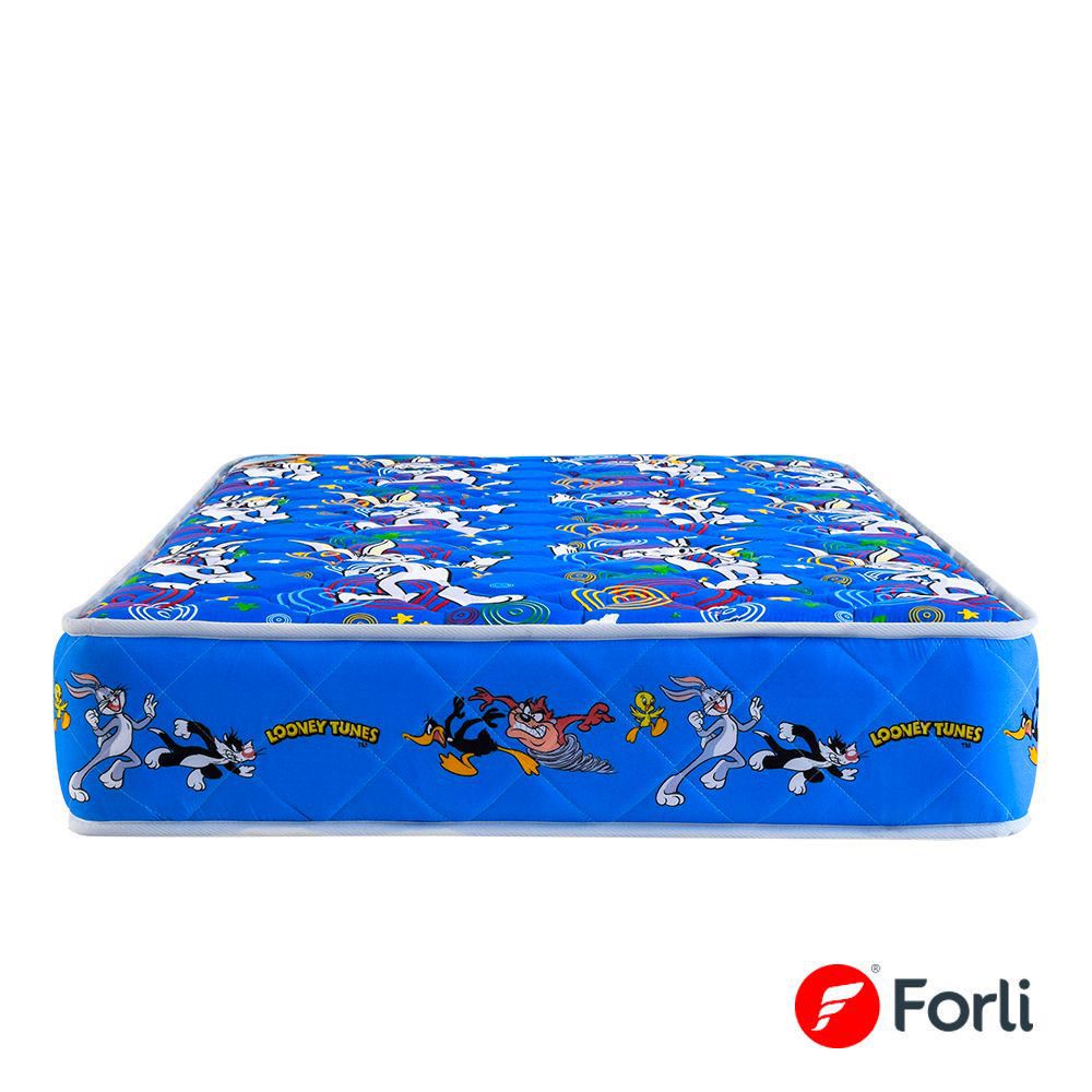 Colchón Forli Looney Tunes Azul 1.5 Plazas