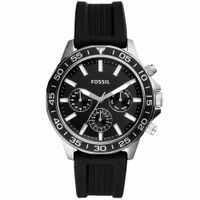 Reloj Fossil Bannon BQ2494 Multifuncional Correa de Silicona Negro