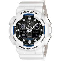 Reloj Casio G-Shock GA100B-7A Digital Analógico Luz Led Acuático Resina Blanco