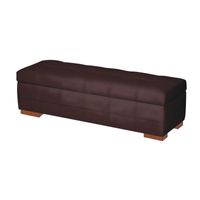 BAUL BROTON MAVISAC DOS PLAZAS COLOR CHOCOLATE - ULTRA CUERO