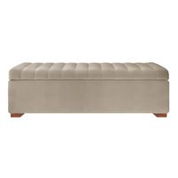 BAUL LIRIO MAVISAC PLAZA QUEEN COLOR BEIGE - ULTRA CUERO