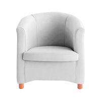 BUTACA AGNES MAVISAC COLOR BLANCO - ULTRA CUERO