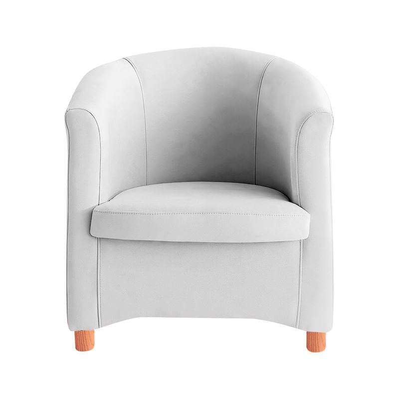 BUTACA AGNES MAVISAC COLOR BLANCO - ULTRA CUERO