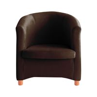 BUTACA AGNES MAVISAC COLOR CHOCOLATE - ULTRA CUERO