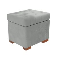 BAUL RINDO MAVISAC PEQUEÑO COLOR PLATA - ULTRA CUERO