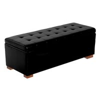 BAUL COUSTER MAVISAC DOS PLAZAS COLOR NEGRO - ULTRA CUERO