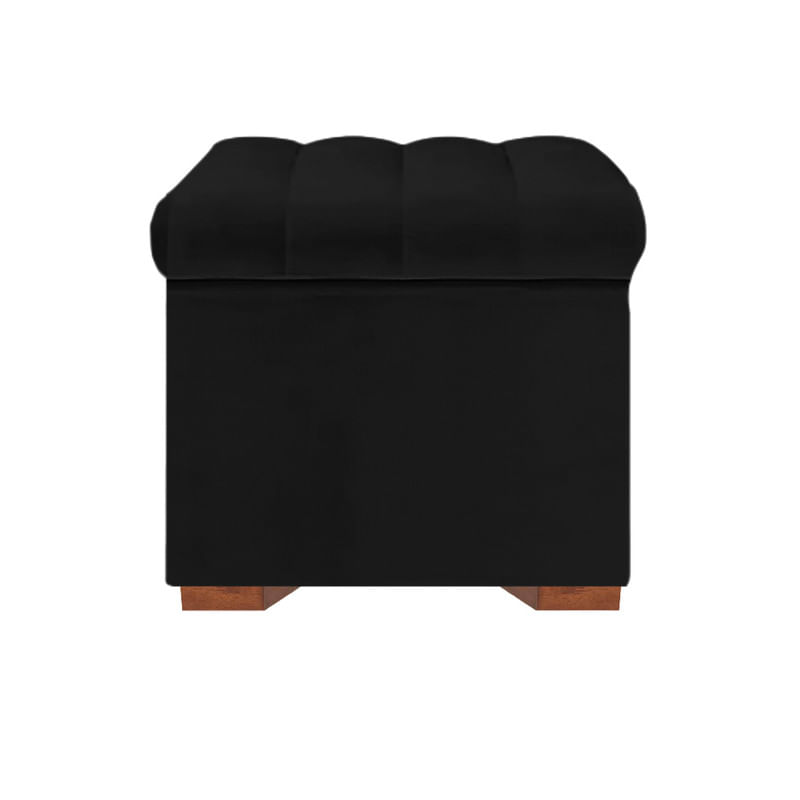 BAUL LIRIO MAVISAC PEQUEÑO COLOR NEGRO - TELA