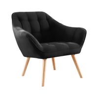 BUTACA DALTON MAVISAC COLOR NEGRO - ULTRA CUERO