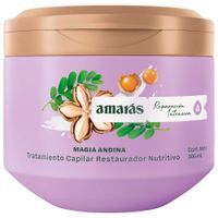 Tratamiento Capilar AMARÁS Magia Andina Restaurador Nutritivo Pote 300ml