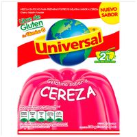 Gelatina UNIVERSAL Sabor a Cereza Bolsa 130g