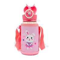 TERMO KAWAI CON LUZ 500 ML ROSADO