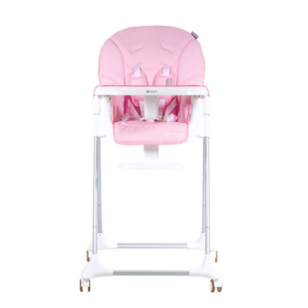Silla De Comer Para Bebé Ebaby Harriet Rosado2