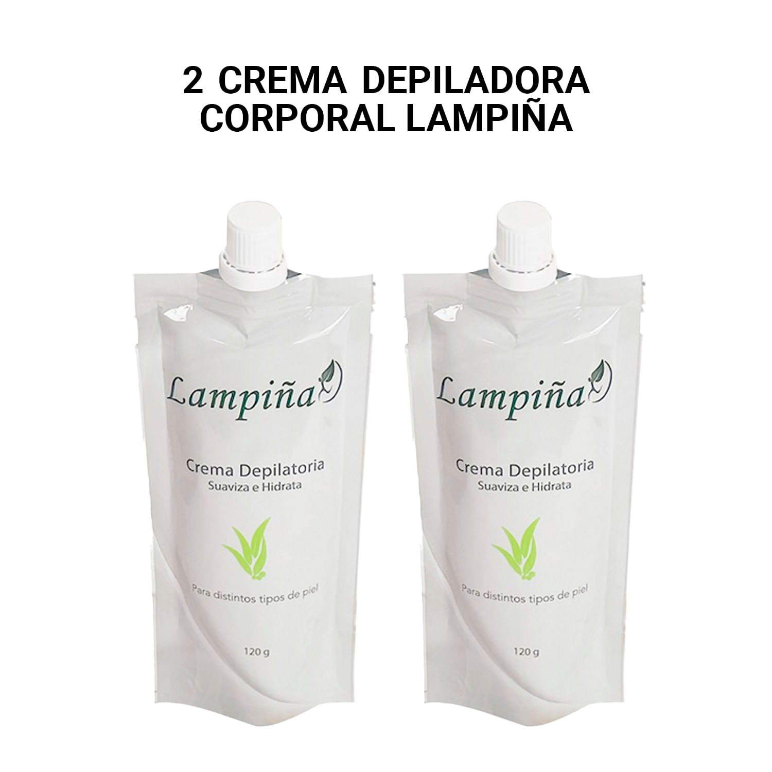 2 Crema Depiladora Corporal Lampiña