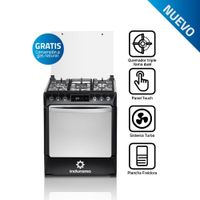 Cocina Indurama Niza De Pie a Gas 5 Quemadores Negro