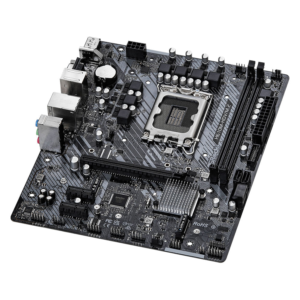 Placa Madre Asrock H610M-HDV/M.2 R2.0, DDR4, M.2, AM4