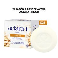 24 Jabón a base de Avena Aclara -T 80gr