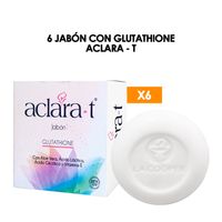 6 Jabón con Glutathione Aclara - T