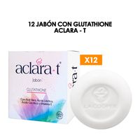 12 Jabón con Glutathione Aclara - T