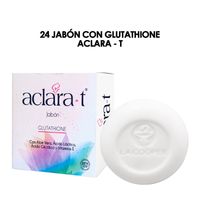 24 Jabón con Glutathione Aclara - T