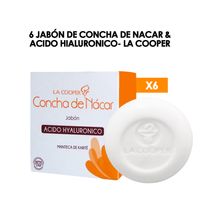 6 Jabón de Concha de Nacar & Acido Hialuronico- La Cooper