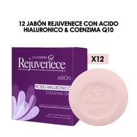 12 Jabón Rejuvenece con Acido Hialuronico & Coenzima q10