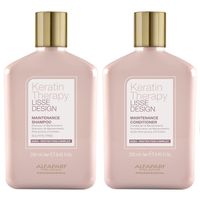 Shampoo Post Alisado Sin Sal + Acondicionador Alfaparf Keratin Therapy