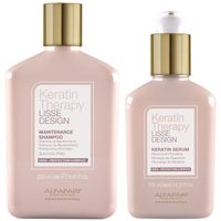 Shampoo Post Alisado Sin Sal + Sérum Alfaparf Keratin Therapy