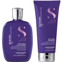 Shampoo Sin Sal + Acondicionador para Cabello Rubio Alfaparf Blonde