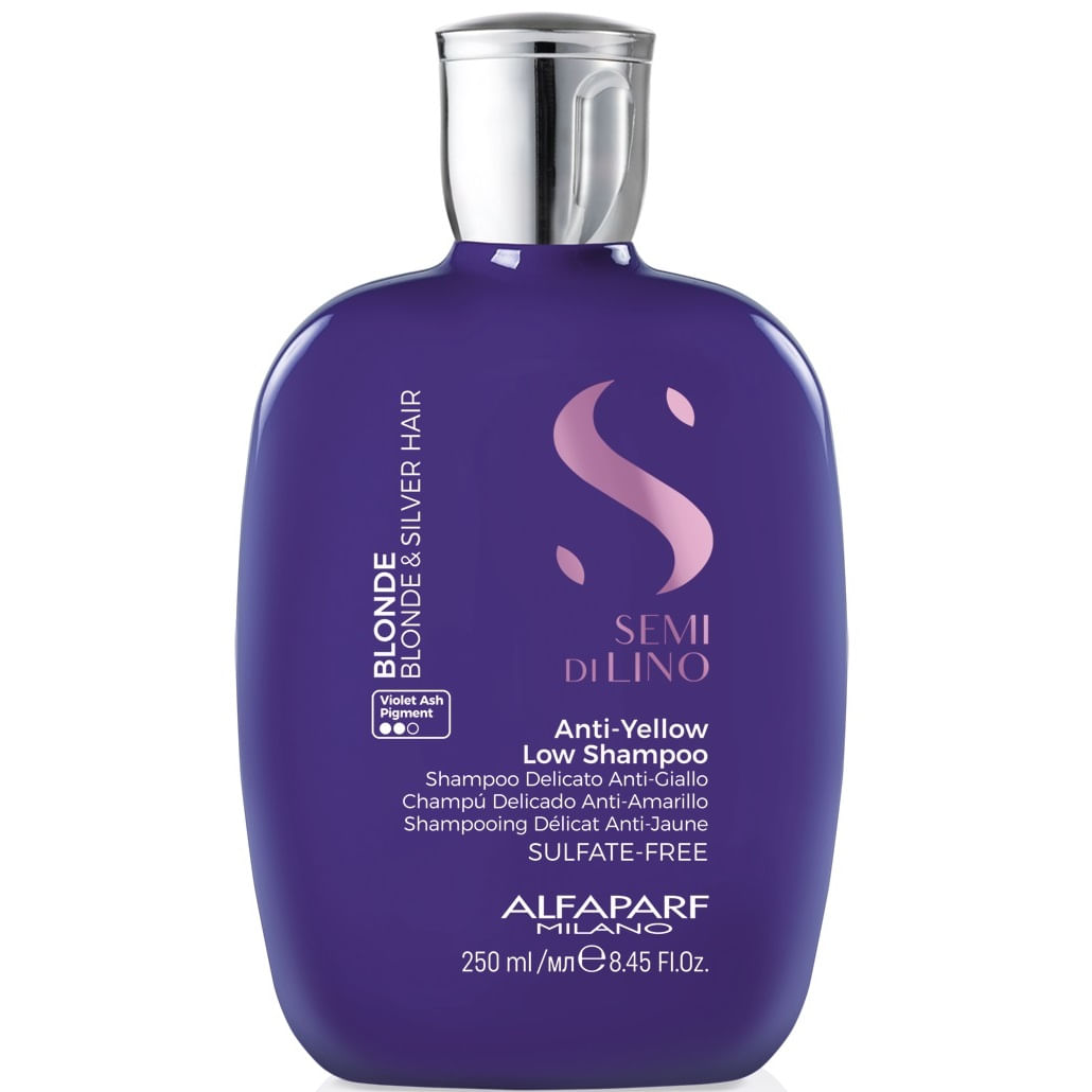 Shampoo Sin Sal para Cabello Rubio y Platinado Alfaparf Blonde 250ml