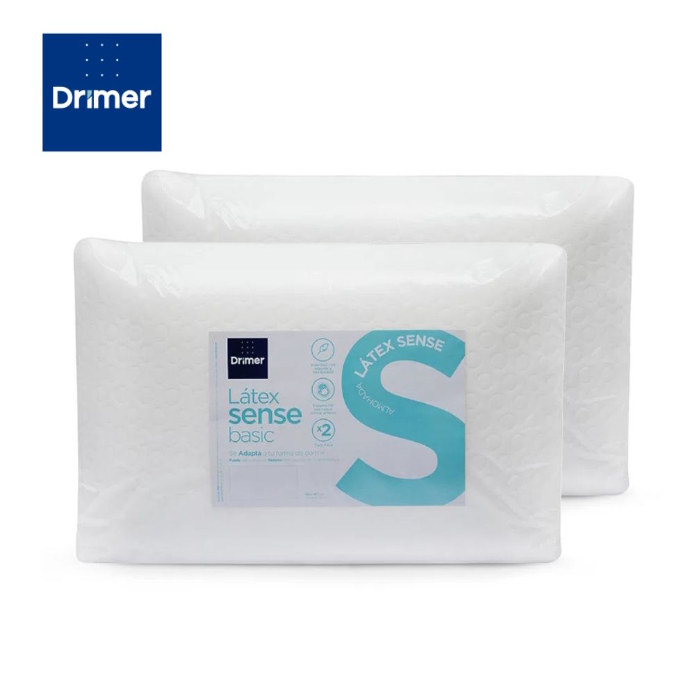 Almohada Twin Pack Latex Sense Basic Std