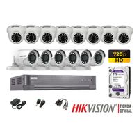 Kit 14 Cámaras Seguridad Hikvision Hd 720P + Disco 1Tb Oferta P2P Hdmi