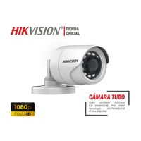 Kit 1 Cámara Seguridad Hikvision Full Hd 1080P + Disco 500Gb Completo