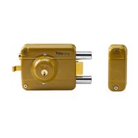 Cerradura de sobreponer Yale para puerta 1010 Plus Acero Oro