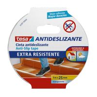 Cinta Antideslizante Transparente 5m x 25mm Tesa