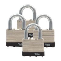 Candado Yale Modelo 135 Plata x 4u