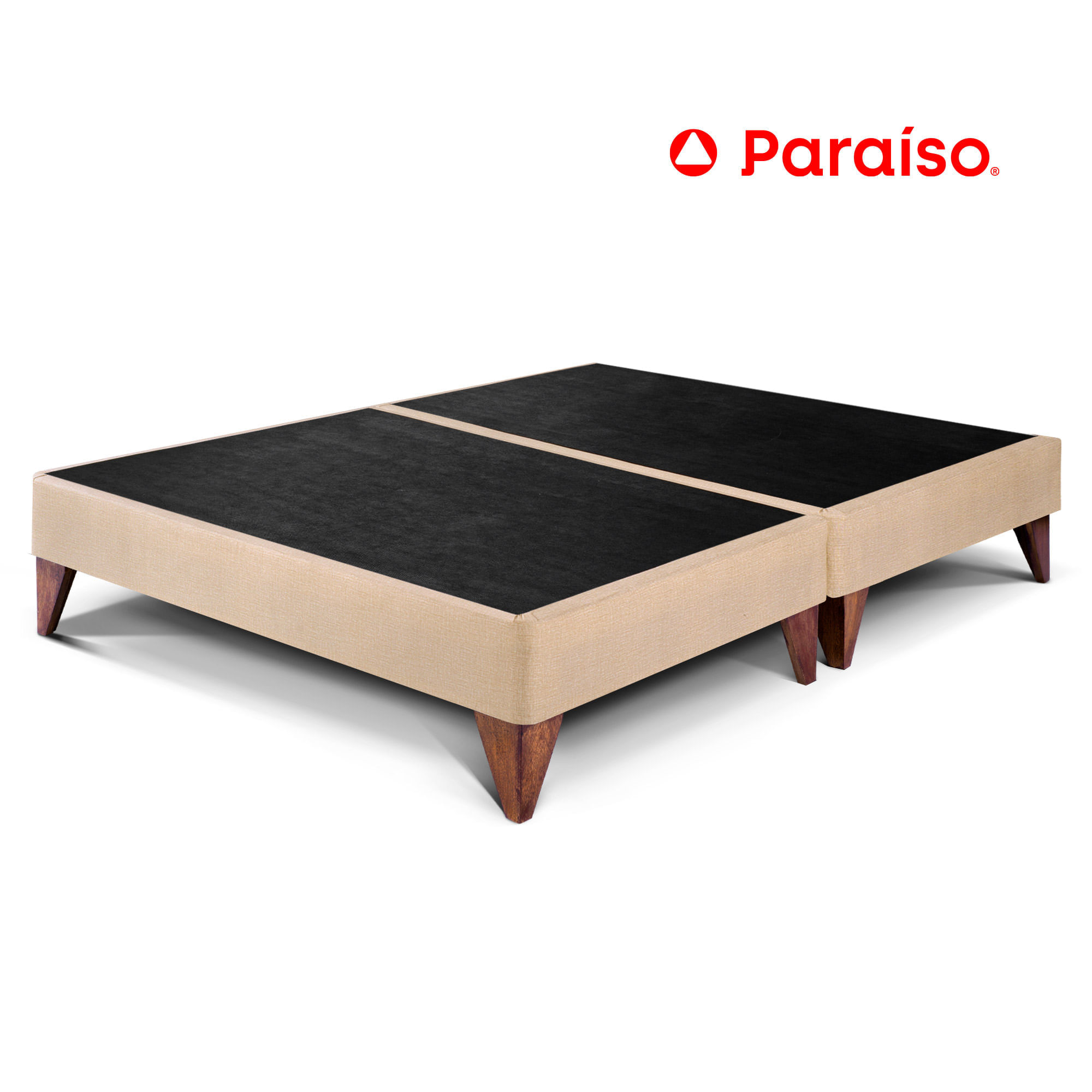 Cama Box Tarima PARAISO Euro King Champagne