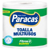 Papel Toalla PARACAS Multiusos Verde 65mts Paquete 1un
