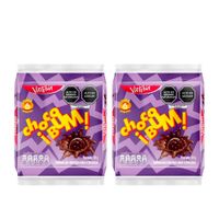 Pack Galletas CHOCO ¡BUM! Bañadas con Sabor a Chocolate Paquete 6un x 2un