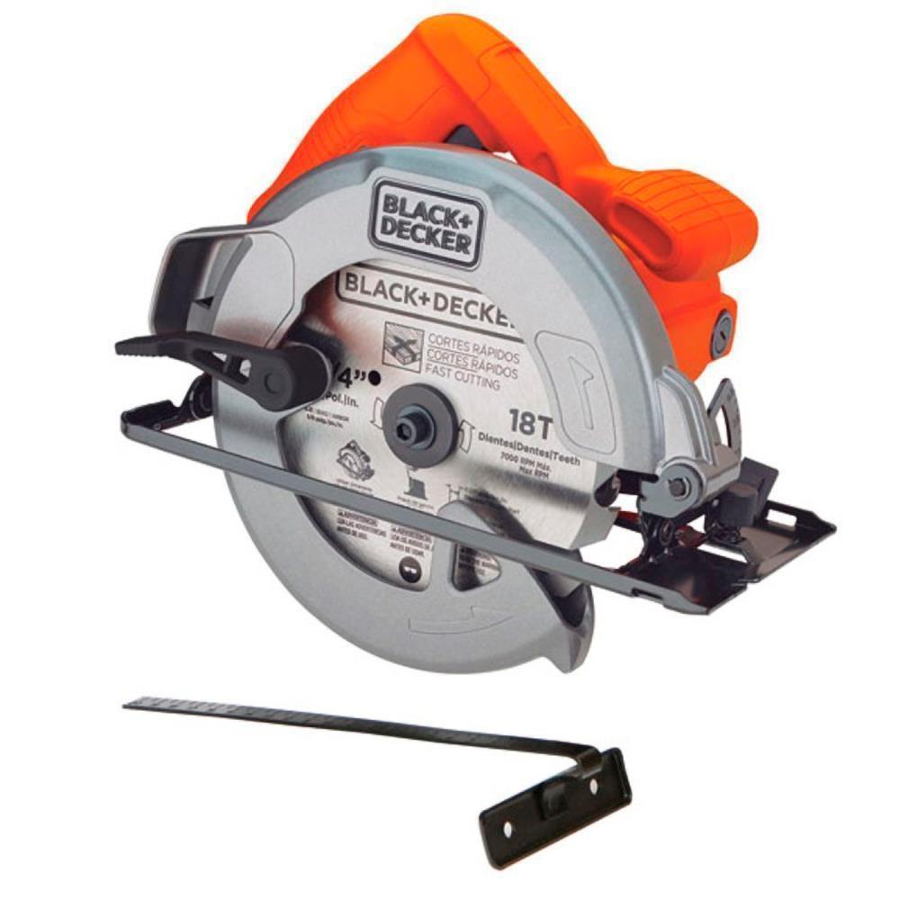 Sierra Circular 7 1/4"" 1400W 5000Rpm + 1 Disco Black & Decker