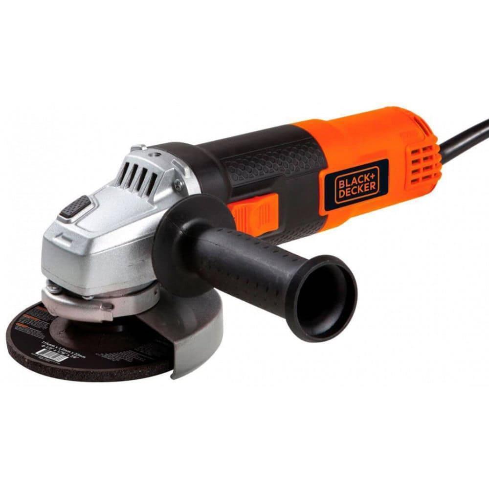 Esmeril Angular 4 1/2"" 820W + Guantes + Lente + Disco con Maletin Black & Decker